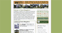 Desktop Screenshot of classicbungalows.com
